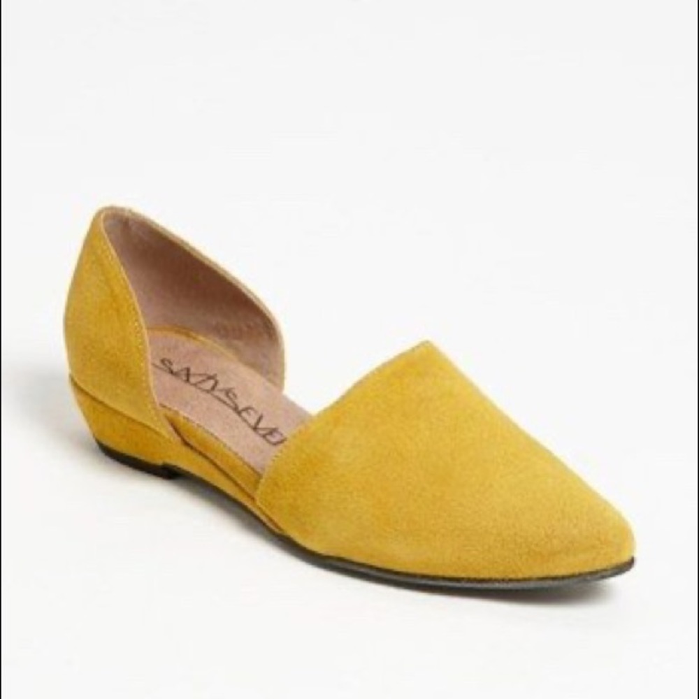 SixstySeven Erin Leather d'Orsay Flat